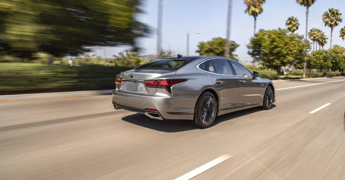 2023 Lexus LS 500 F Sport Atomic Silver Back