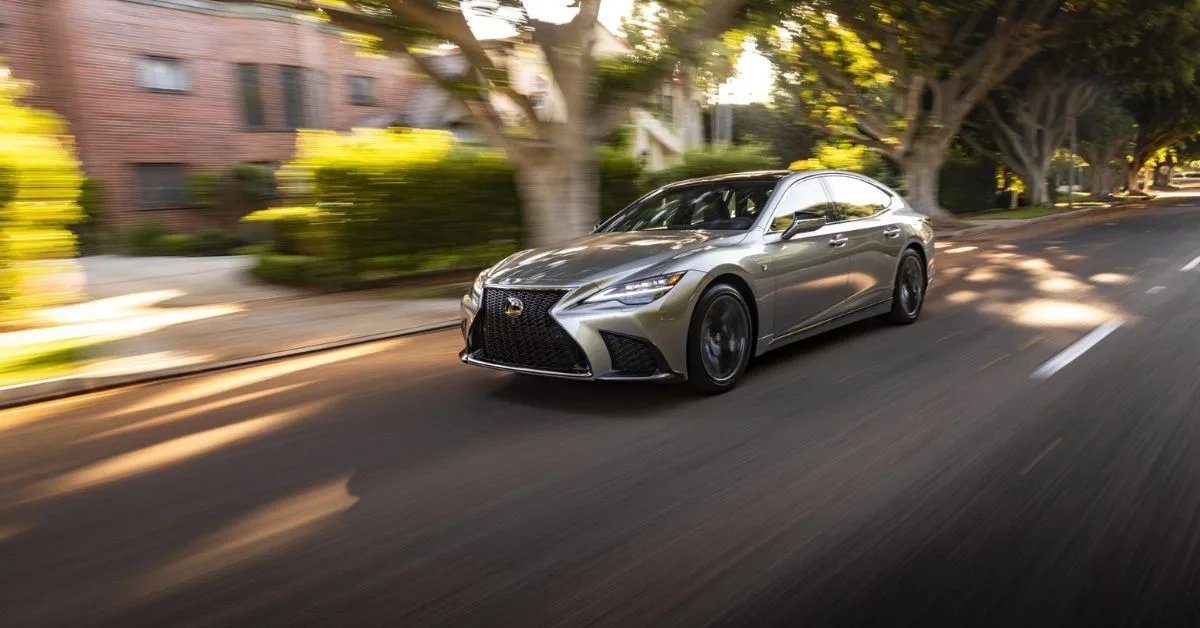 2023 Lexus LS 500 F Sport Atomic Silver Side