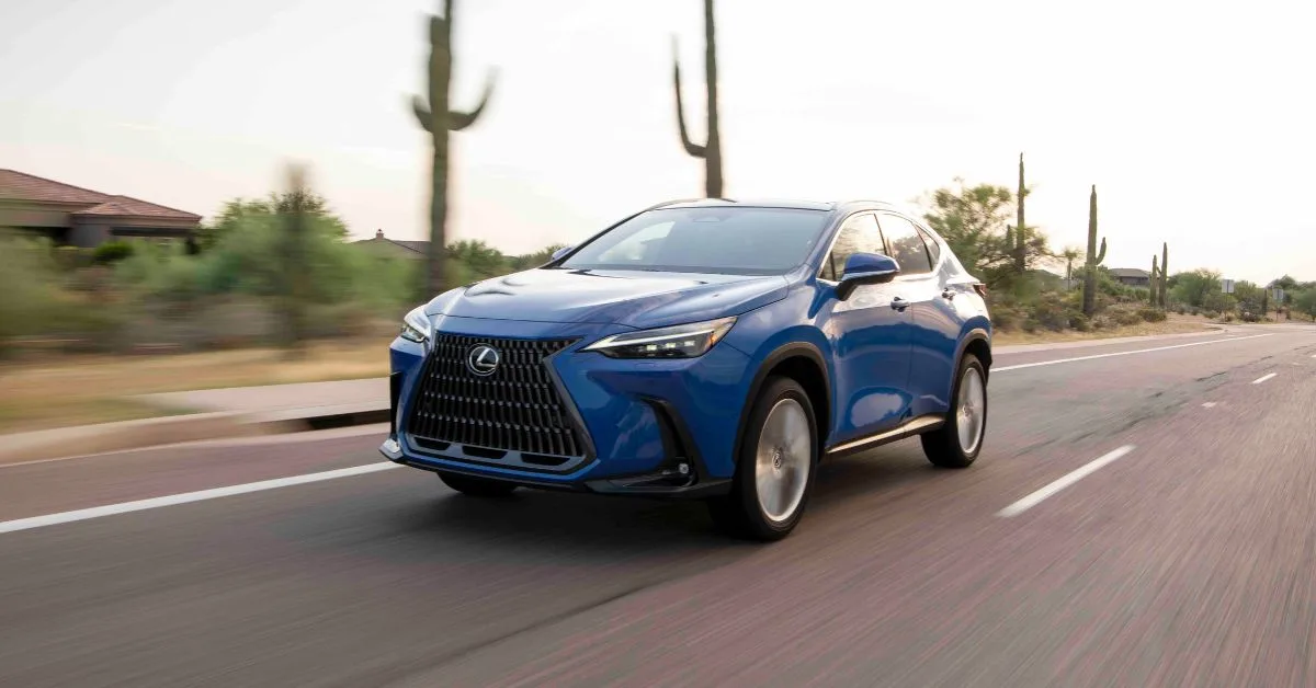 2024 Lexus NX Blue Front Motion