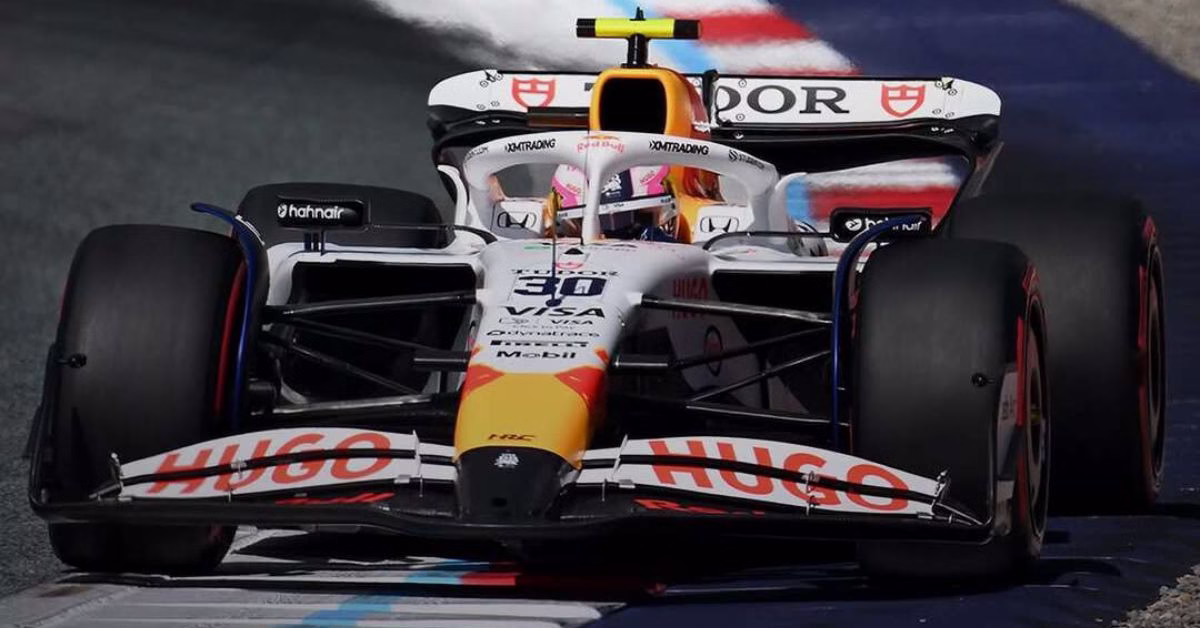 Visa Cash App Racing Bulls Formula 1 car Visa Cash App Racing Bulls Formula 1 car