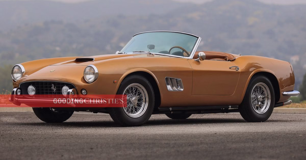 1961 Ferrari 250 GT SWB California Spider 1961 Ferrari 250 GT SWB California Spider, monterey car week 2025 auction results
