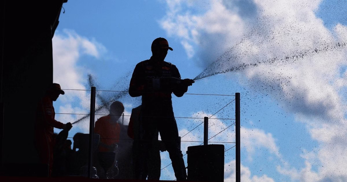 Max Verstappen spraying champagne at Dutch GP, Formula 1 Max Verstappen spraying champagne at Dutch GP, Formula 1