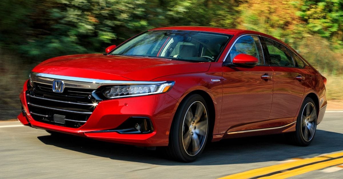 2021 Honda Accord, Red, best used sedans under $20k