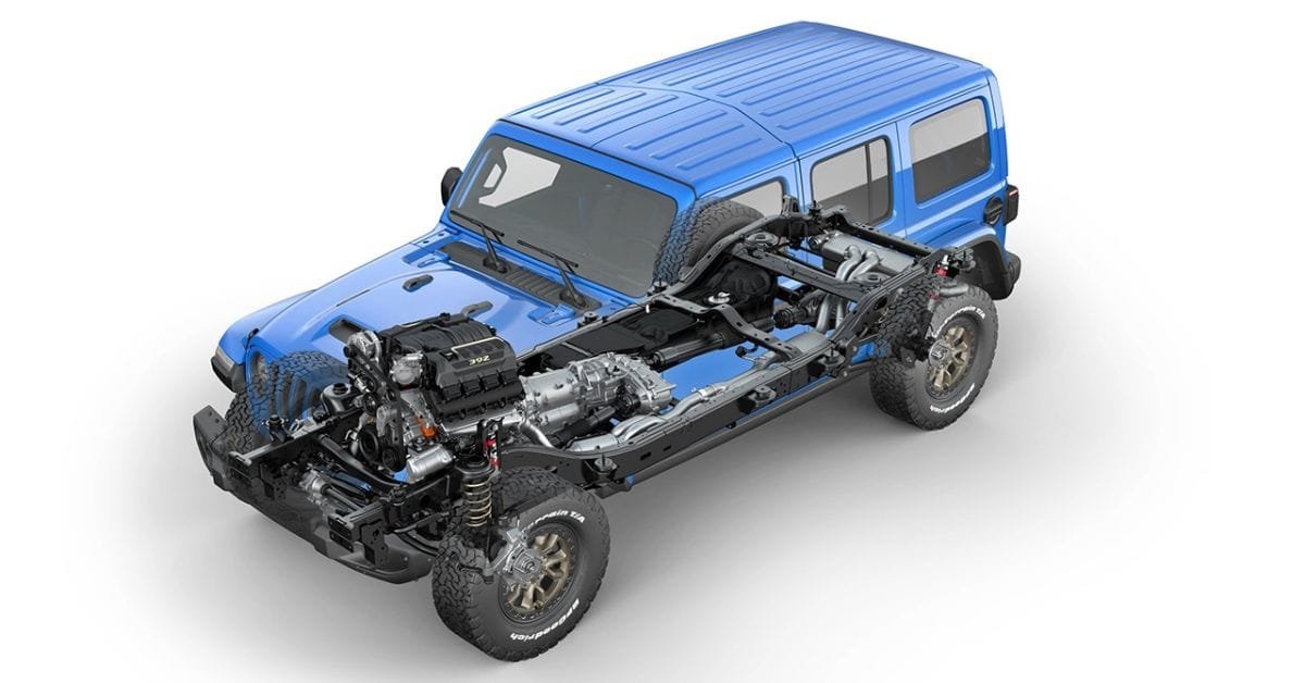 Jeep Wrangler body-on-frame