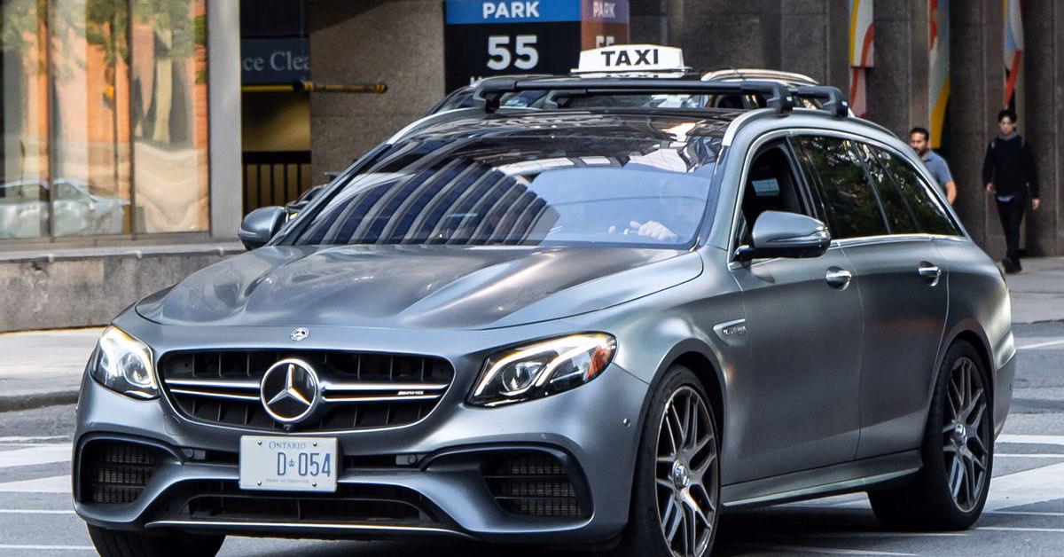 Grey Mercedes-AMG E 63 S Estate S213 with the 4.0 twin-turbo V8