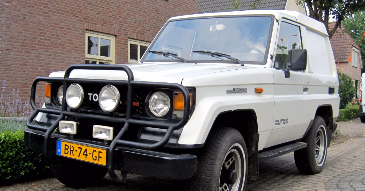 1986 Toyota Land Cruiser 70 short wheelbase two-door hardtop